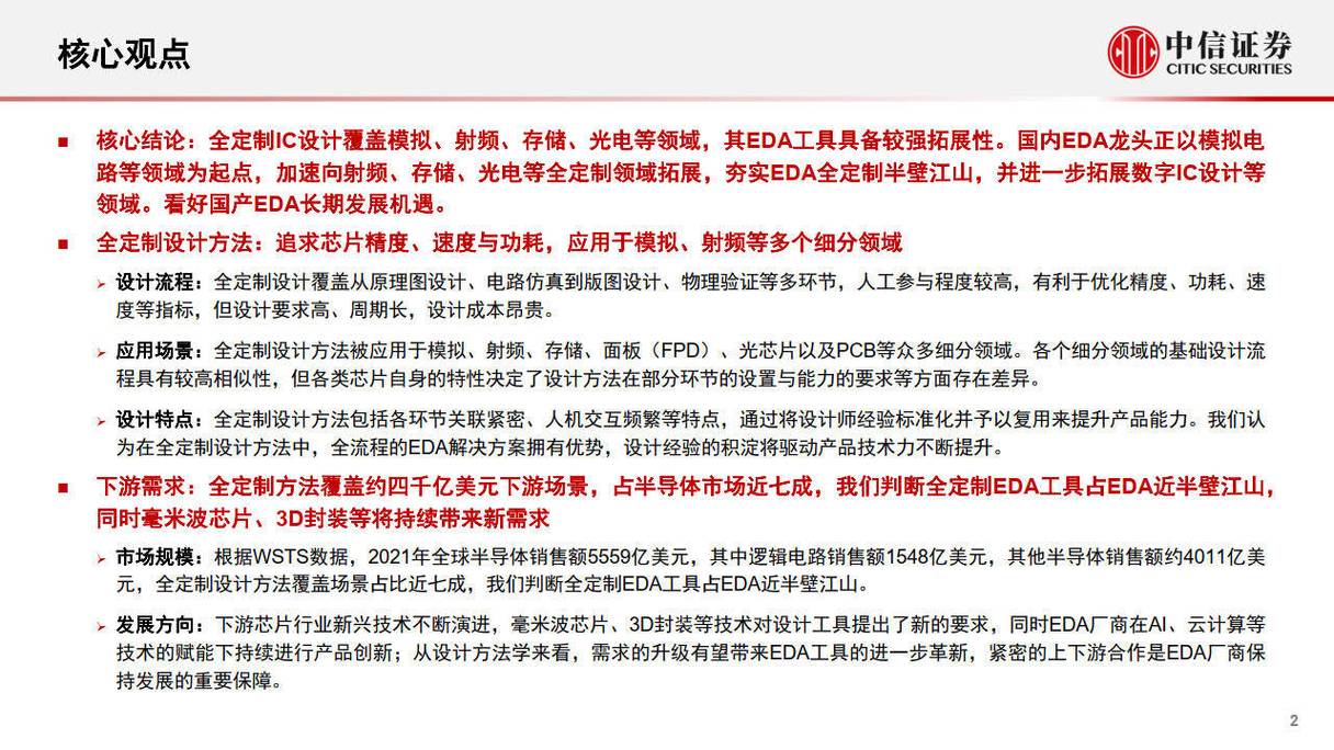 计算机产业互联网专题 工业篇10:eda &middot; 全定制ic设计,研究框架